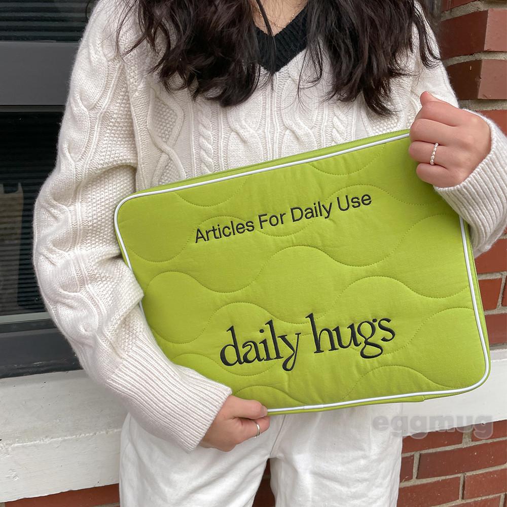 에그머그 daily hugs 15인치 노트북 파우치 맥북파우치 맥북에어 프로 lg그램
