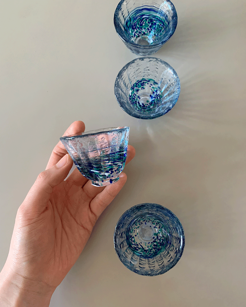 Sea salt glass