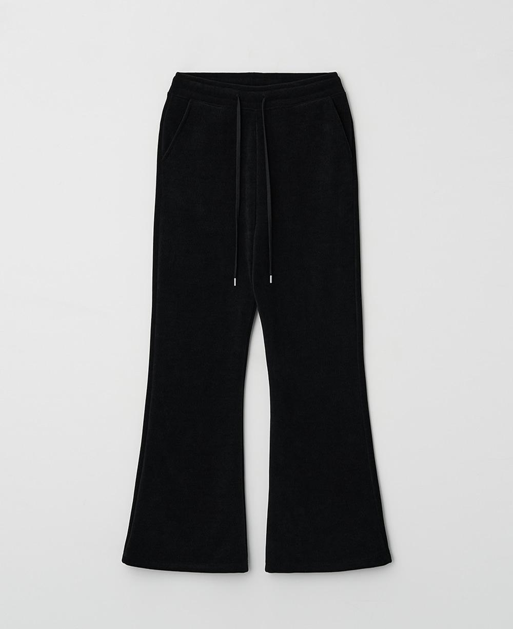 [8차 리오더]Fleece Lined Bootcut Banding Pants_BLACK