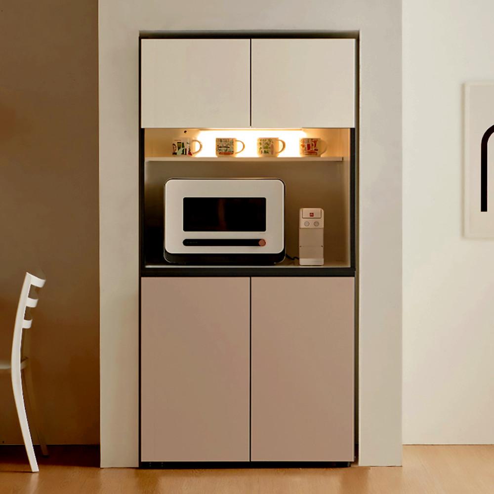 트리니홈 피크 홈카페 수납장800 1853 비스포크 오브제 냉장고장 틈새장 홈카페장