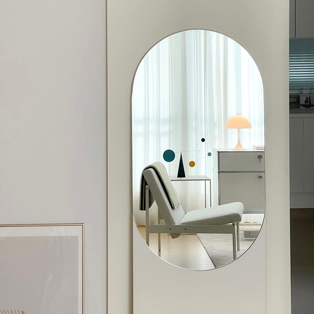 전신거울 디자인 원형 스탠드 전신 카페 인테리어 원룸 거울