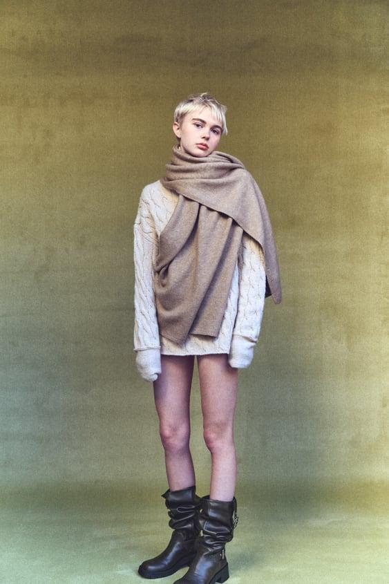 버클 플랫 부츠