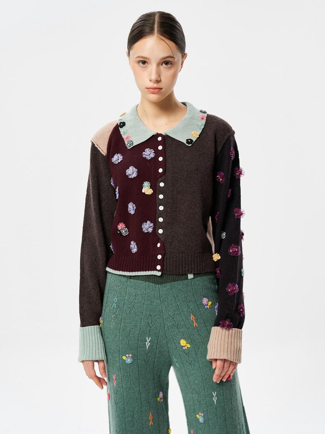 🍂10%적립🍂 Checked Xl Slv Cardigan - Brown