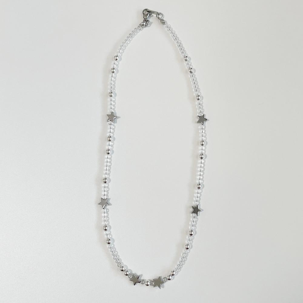 [equope/에콰웁] argent star necklace