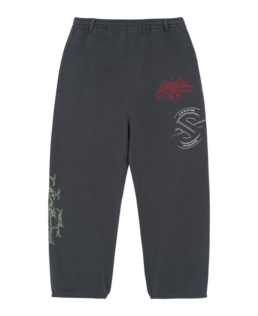 INSANE GRAPHIC SWEAT PANTS_BLACK