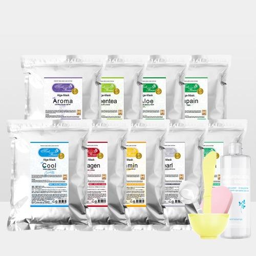 [스타터팩] 대용량 1kg+팩도구 4종세트+멀티 부스터 앰플 500ml