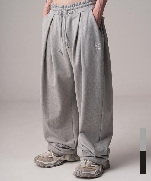 Nap Pintuck Wide Pants - 2COL