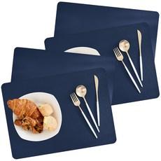 모던감 방수 가죽질감 식탁매트 4p