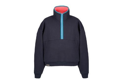 [4차 입고] 네이비 맨투맨 주아 반집업