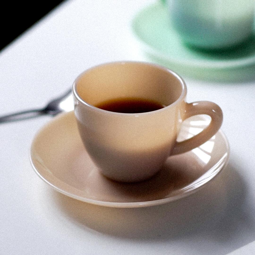 [집들이 선물] 베이직 밀크글라스 세트 커피잔(IR) 라떼