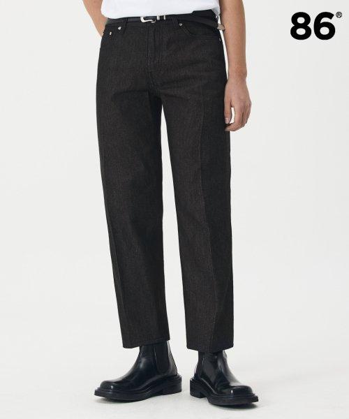 RAW BLACK PEARL / CROP TAPERED