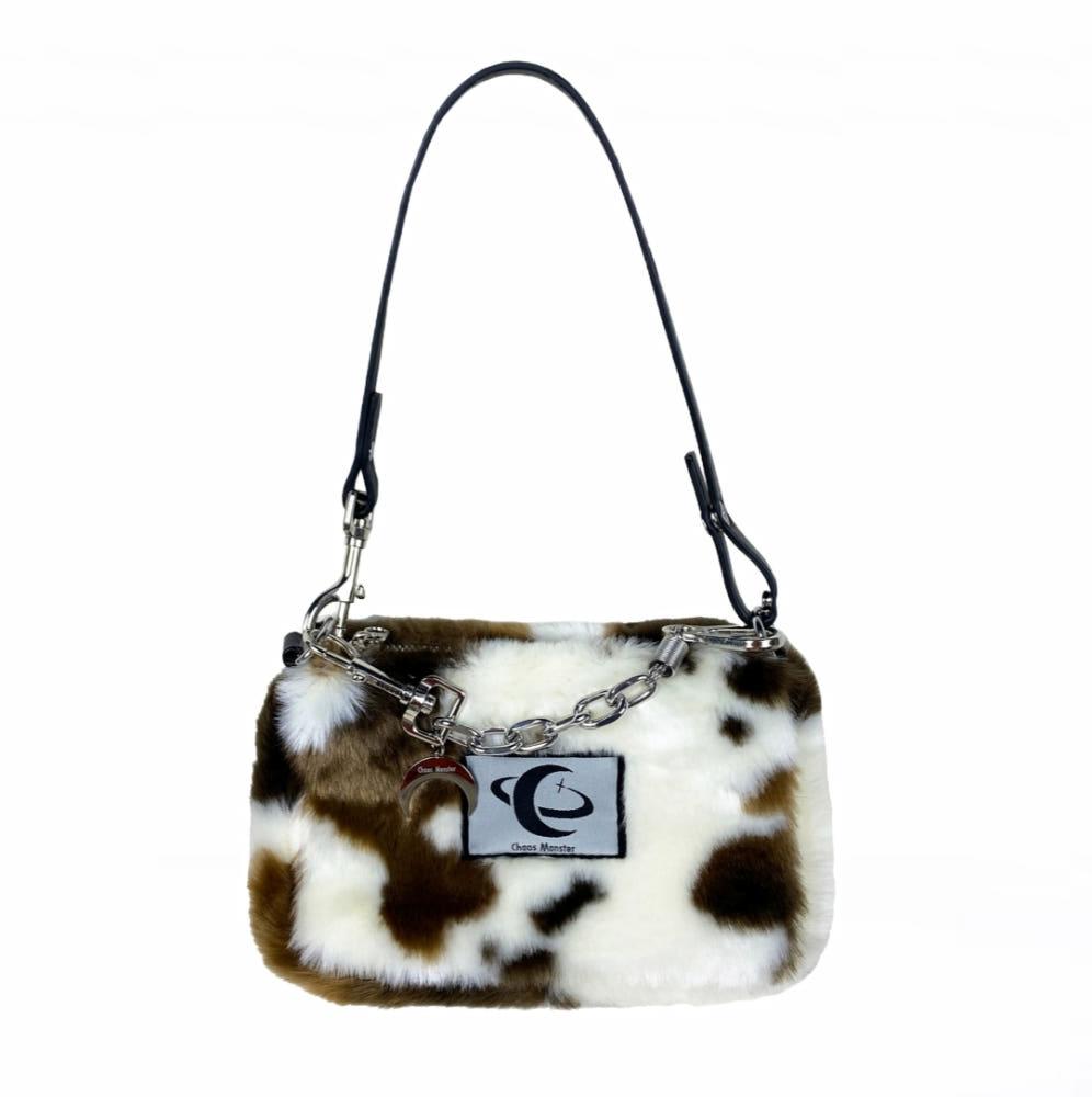 ChaosMonster 뽀글이 퍼 체인 숄더백 가방
