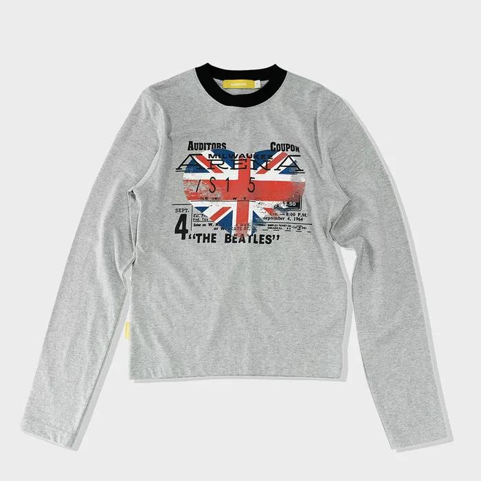 [비틀즈] 러브패스 티셔츠(그레이)