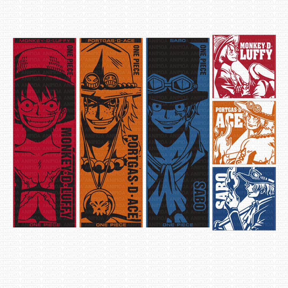 원피스 제일복권 G상 장인의 계보 아트 타올﻿ 수건 루피 에이스 사보 애니 만화 굿즈