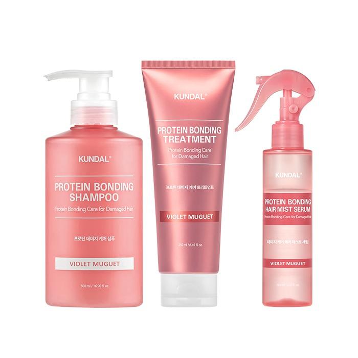 [손상케어] 프로틴 데미지 케어 샴푸 + 트리트먼트 + 헤어미스트 3종 세트