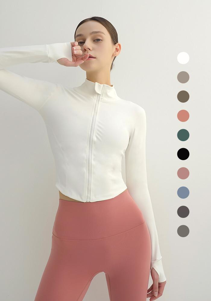 런블랙 심플 베리 집업 10COLOR 요가 필라테스 집업 운동복