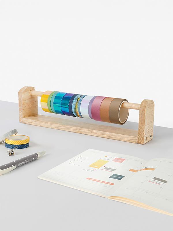 마스킹테이프 나무 홀더