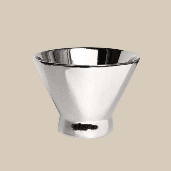 실버 크롬 코팅 팟/화분