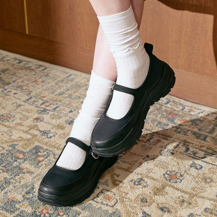 FLATFORM STRAP MARYJANES - 4 colors