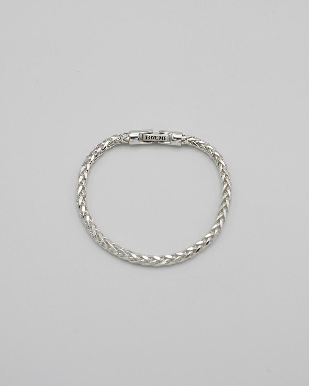 CHECK CHAIN BRACELET - 925 SILVER