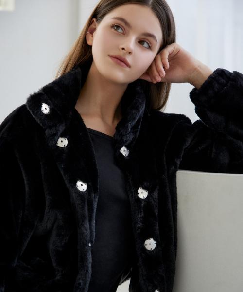 소프트 퍼 재킷_3COLOR