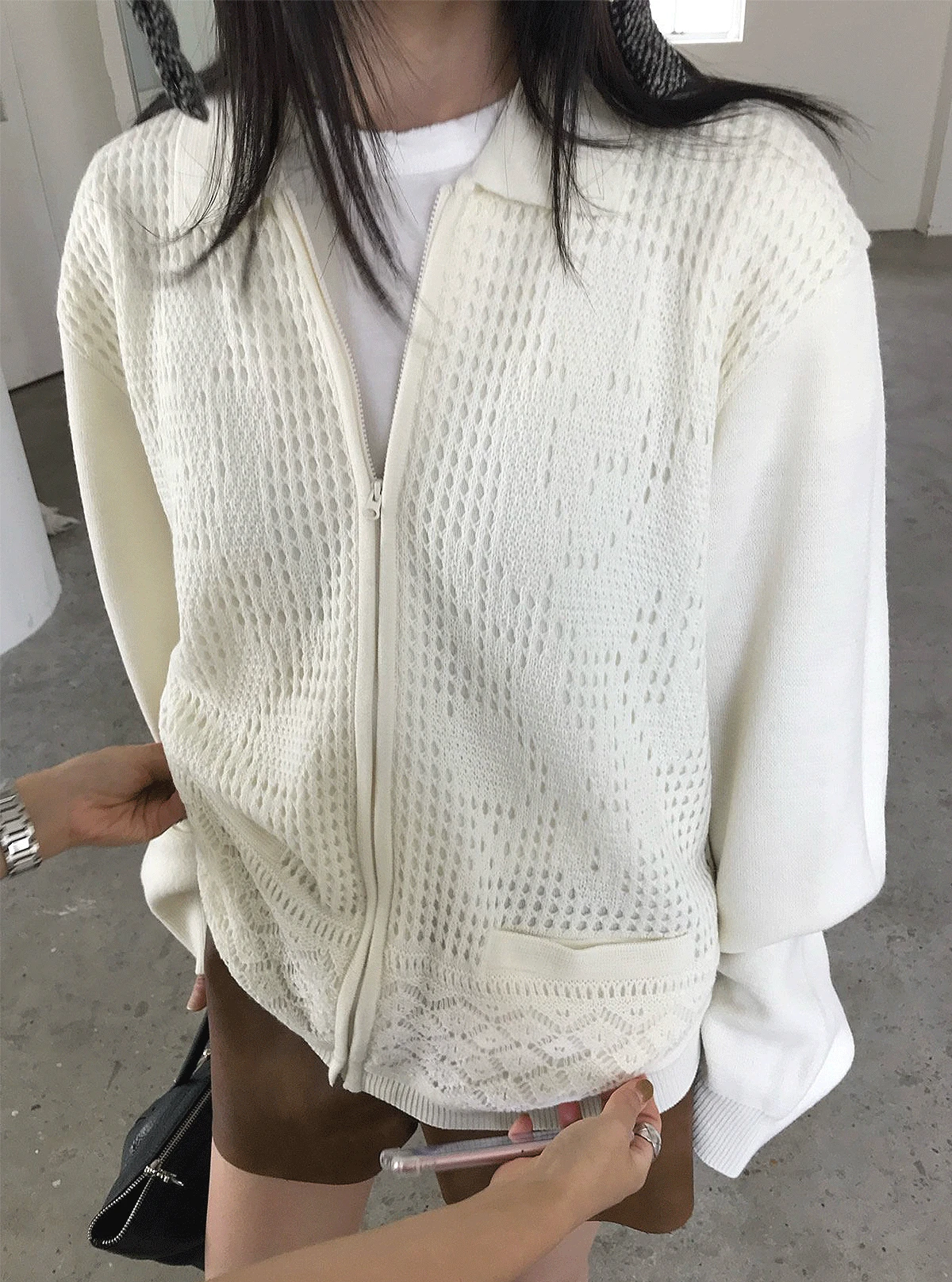 25FW PIEL KNIT ZIP-UP (2COL)📍HIGH QUALITY 강력추천