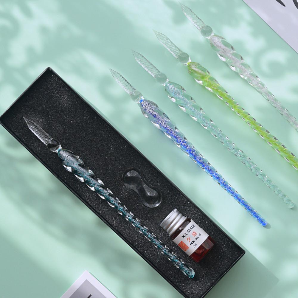 캘리그라피 독학에 좋은 글라스펜 유리펜 크리스탈 딥펜 세트