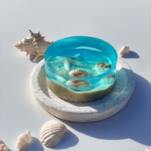 바다솝. 투명한 여름날 청량한 바다를 표현한 비누