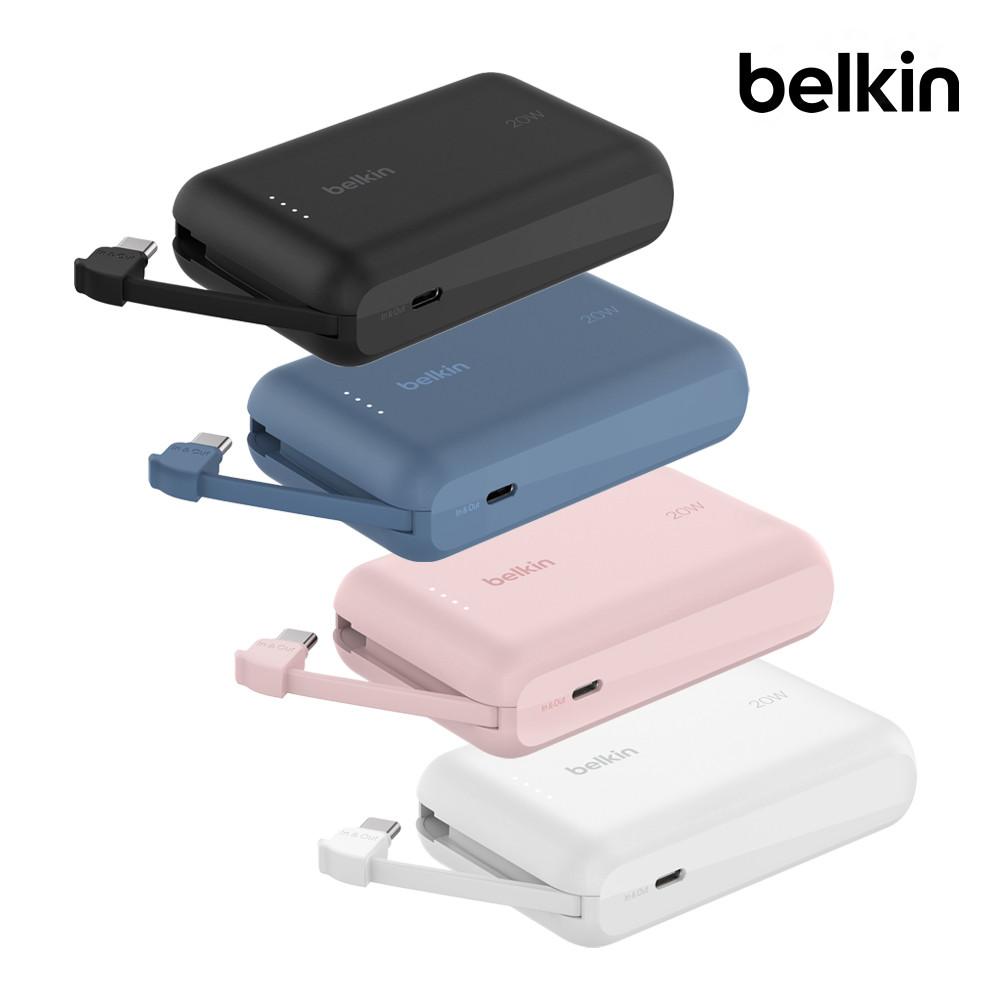 벨킨 C타입 케이블 일체형 20W 10000mAh 보조배터리 BPB021fq