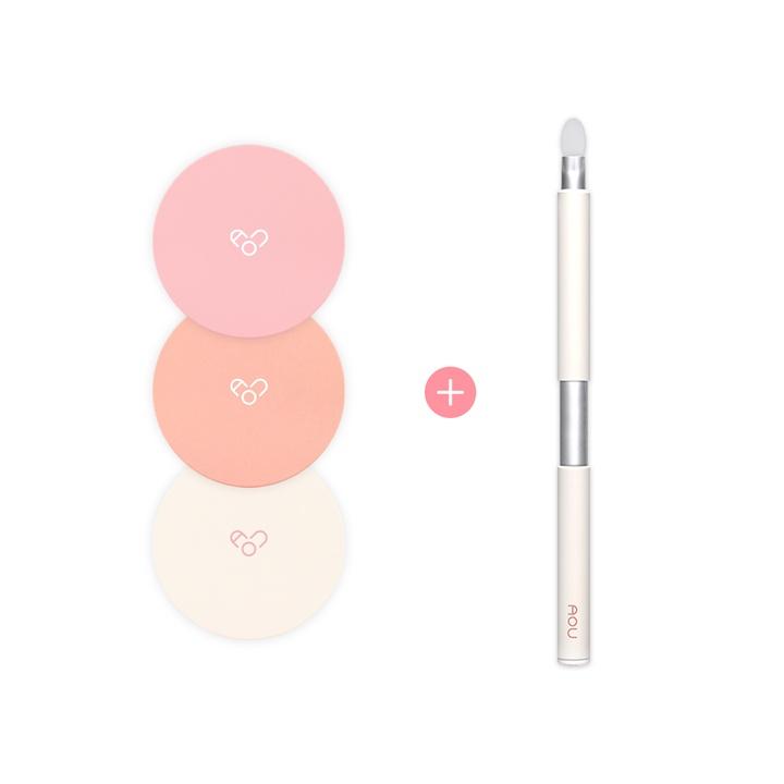 글로이 틴트 밤 01 사과밤 + 실리콘 팁 브러쉬 SET