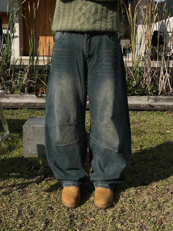 [ 1+1 할인 ] [누적판매 900장]니들 핀턱 데님팬츠 S,M,L (3colors)