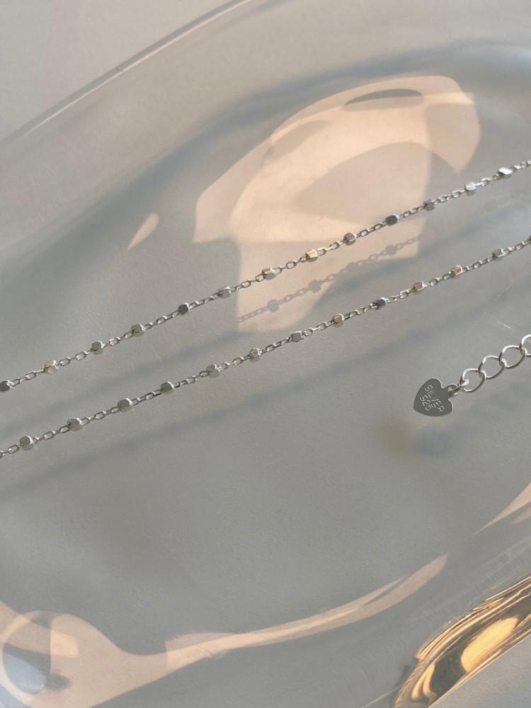 on dit layered necklace 도트라인