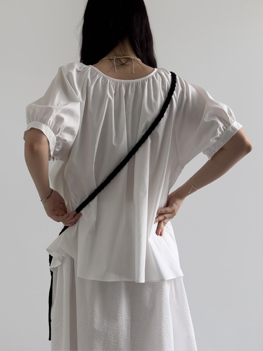 투웨이 버튼 블라우스