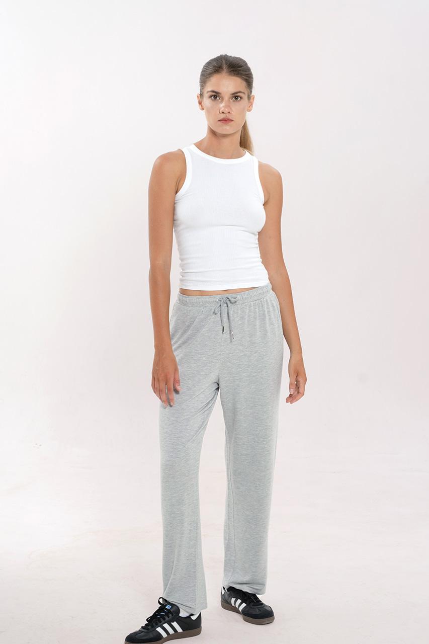 Cloud Straight Pants_Dark Gray