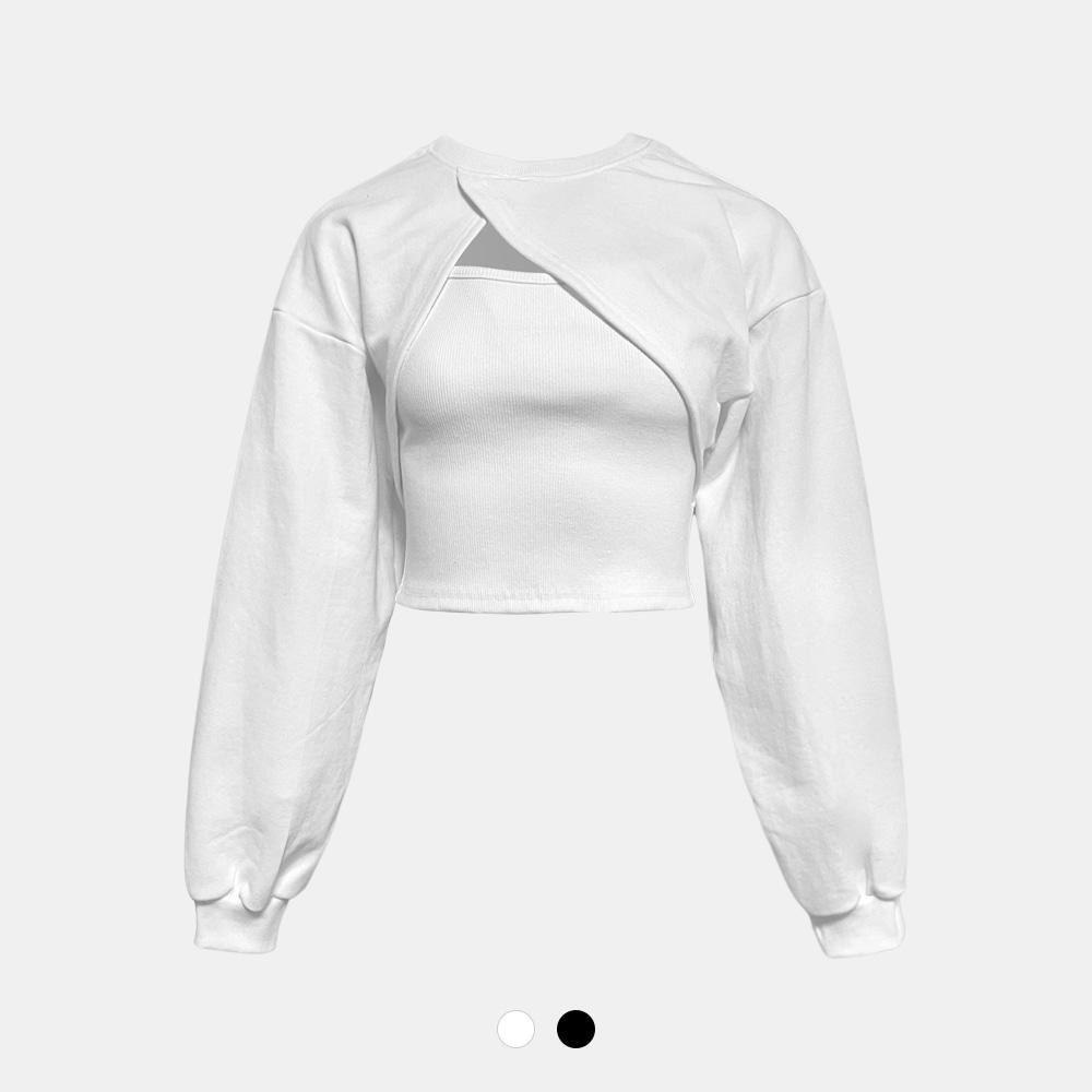 언발란스 나시 & 맨투맨 세트