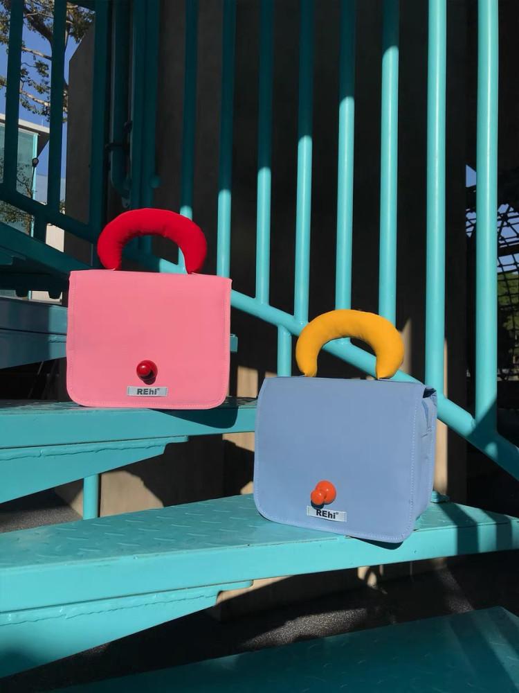 Rehi 여행용 대용량 파우치 메이크업 가방 스퀘어백