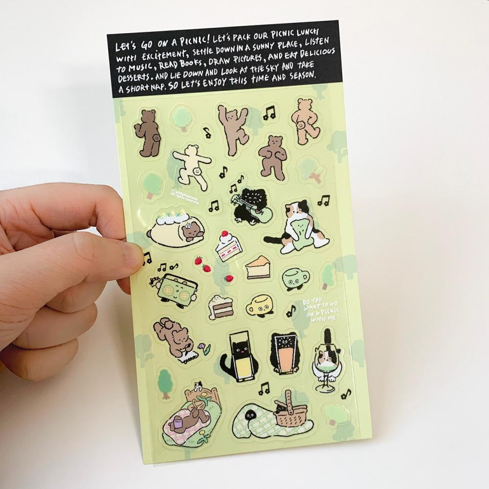 [윝판타] LET'S GO ON A PICNIC! 스티커