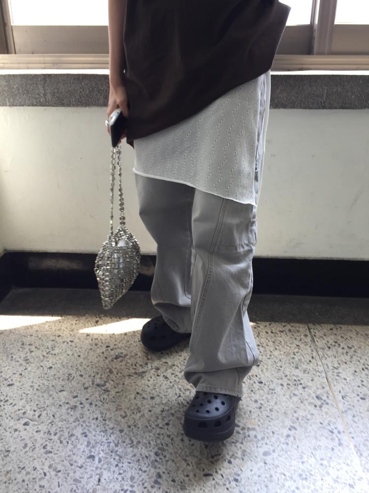 [VILLABUNONG]그레이 포켓 데님