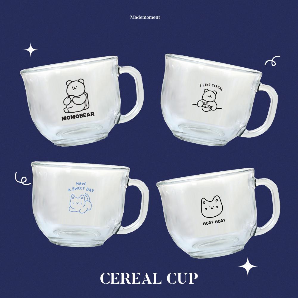 [엽서+스티커증정] 메이드모먼 best 시리얼컵 유리컵 머그컵