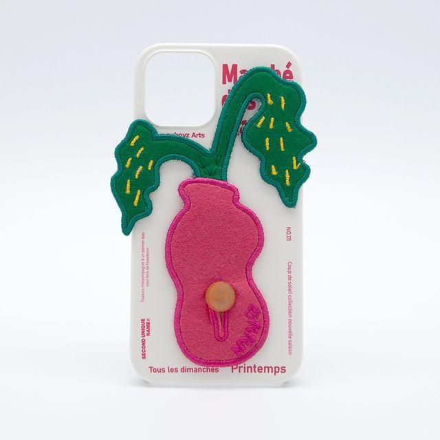 SUN CASE PLANTS PATCH PINK