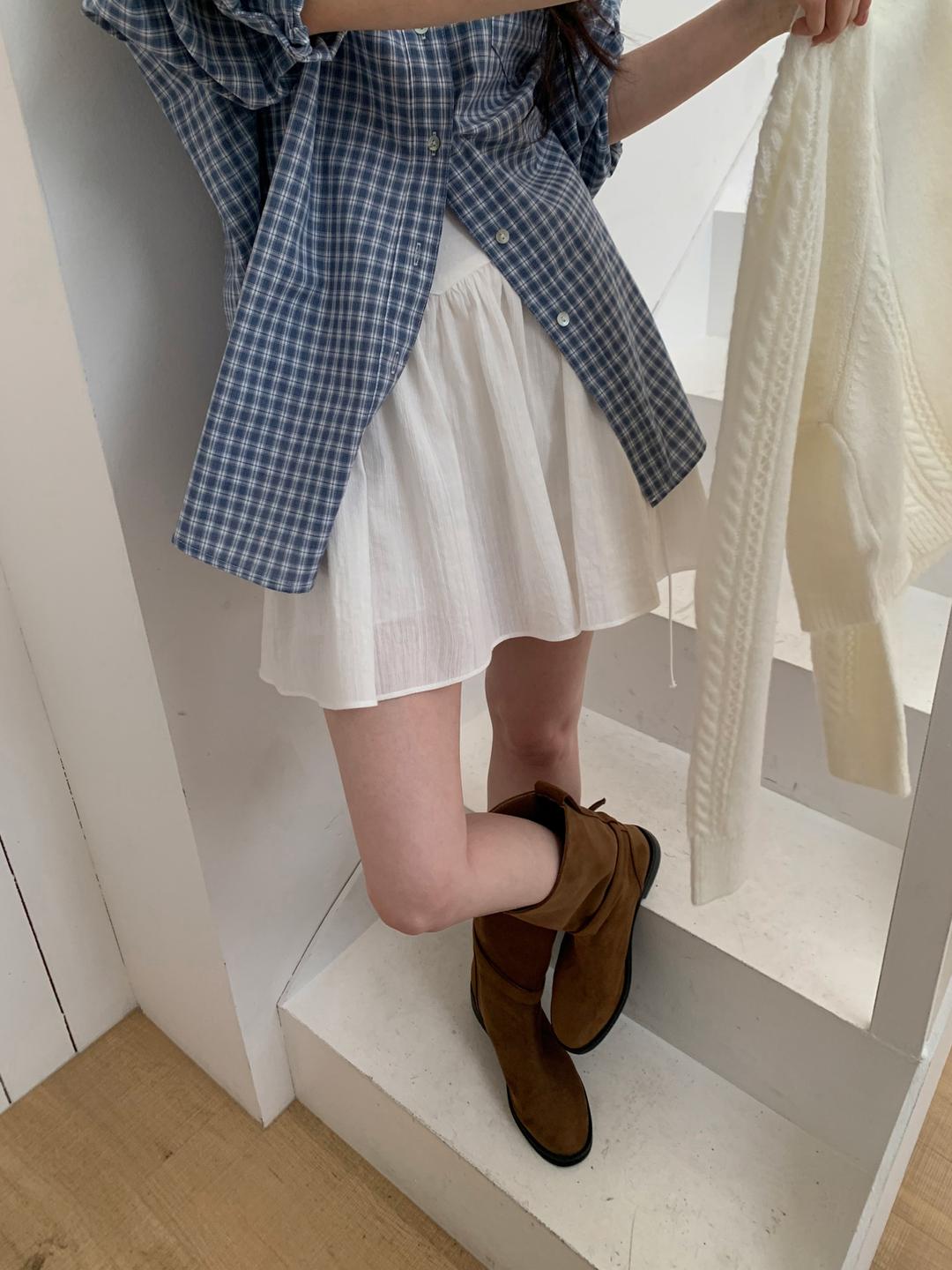 모너프 이브이 미니 스커트 (속바지) 2color