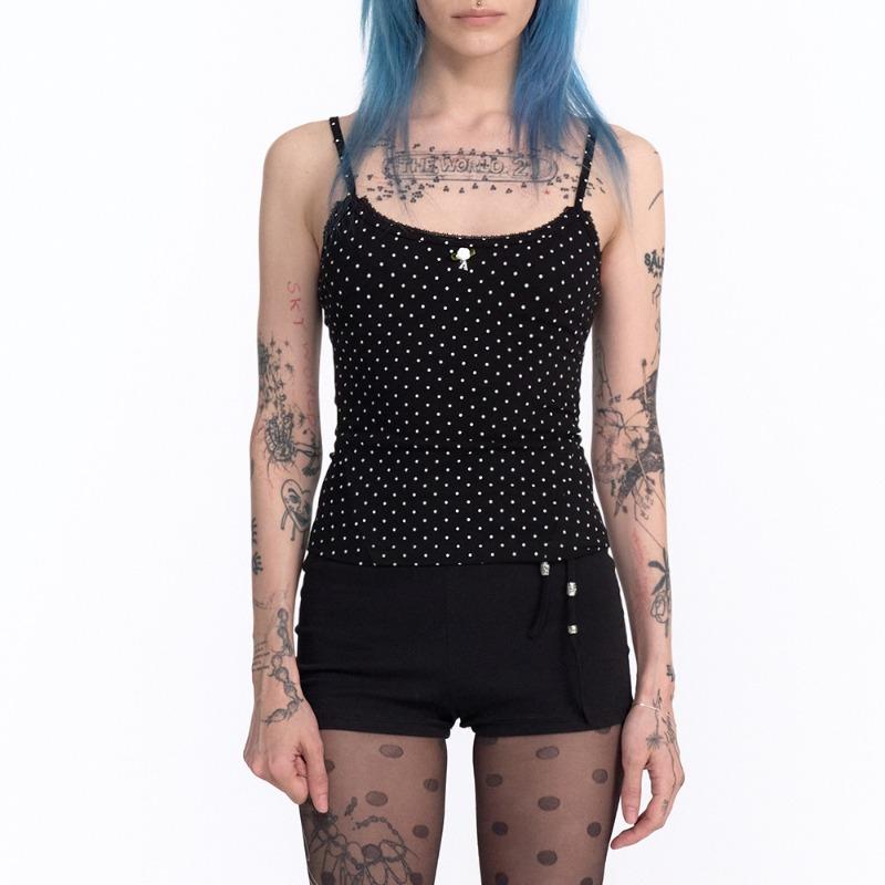 ROSE POLKA DOT CAMI