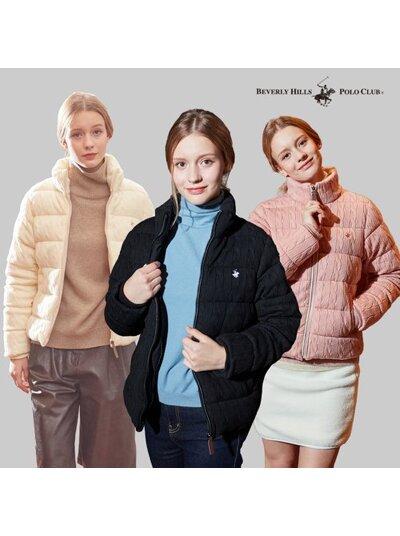 [비버리힐즈폴로클럽]여성 케이블 니트 패딩 자켓 1종_638412