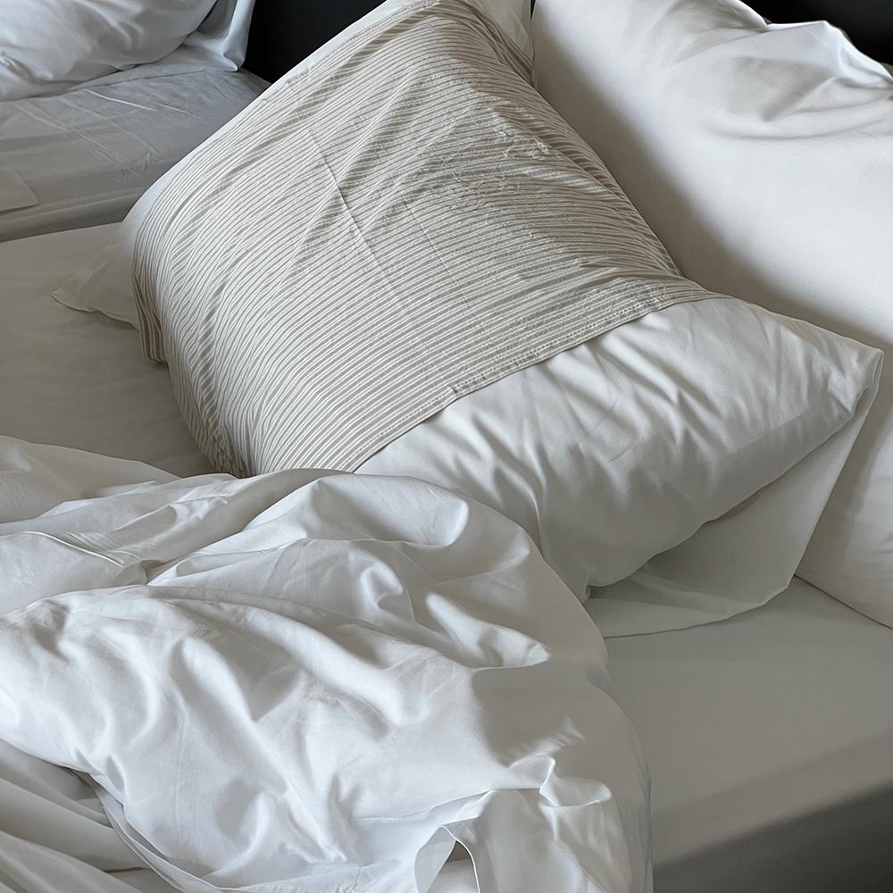 파자마 스트라이프 베개덮개 여행용 베개- 5컬러 (일반/템퍼베개)