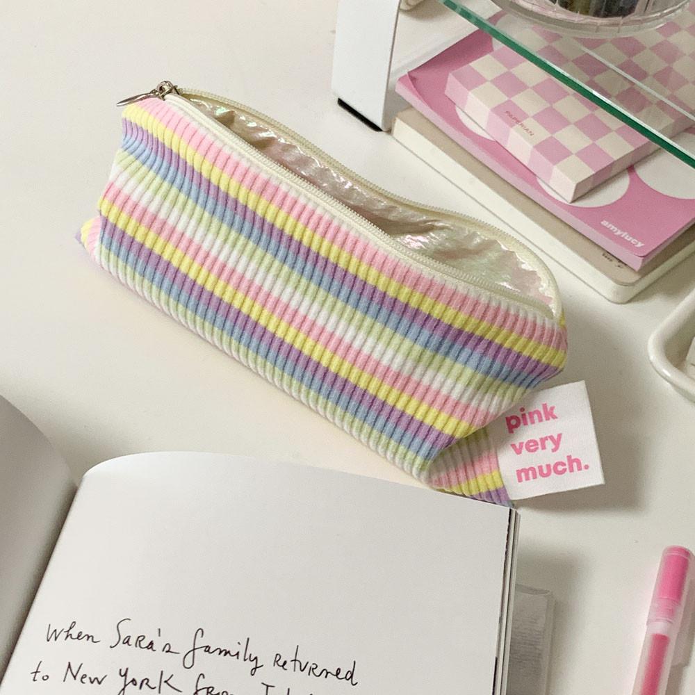 pvm 레인보우 필통 pencilcase