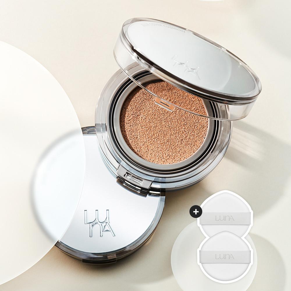 [리뷰 3,000P] 루나 블러 커버 쿠션 12g (SPF 40 PA++) (+퍼프 2매 증정)