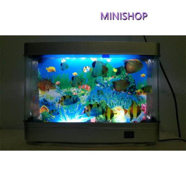 고양이 물멍 어항 캣플릭스 수족관 LED 어항등 거실 장식 인테리어 장식물 조경