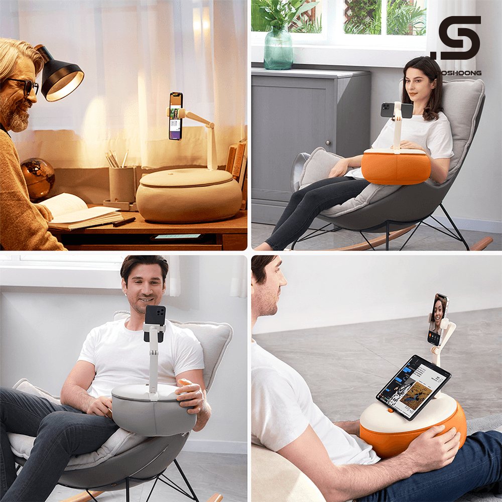 쿠슝 핸드폰 거치대 허그미 쿠션 스마트폰 태블릿 거치대