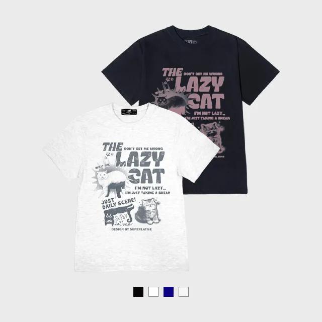 LAZY CAT 반팔 (SBS2-4SP080)