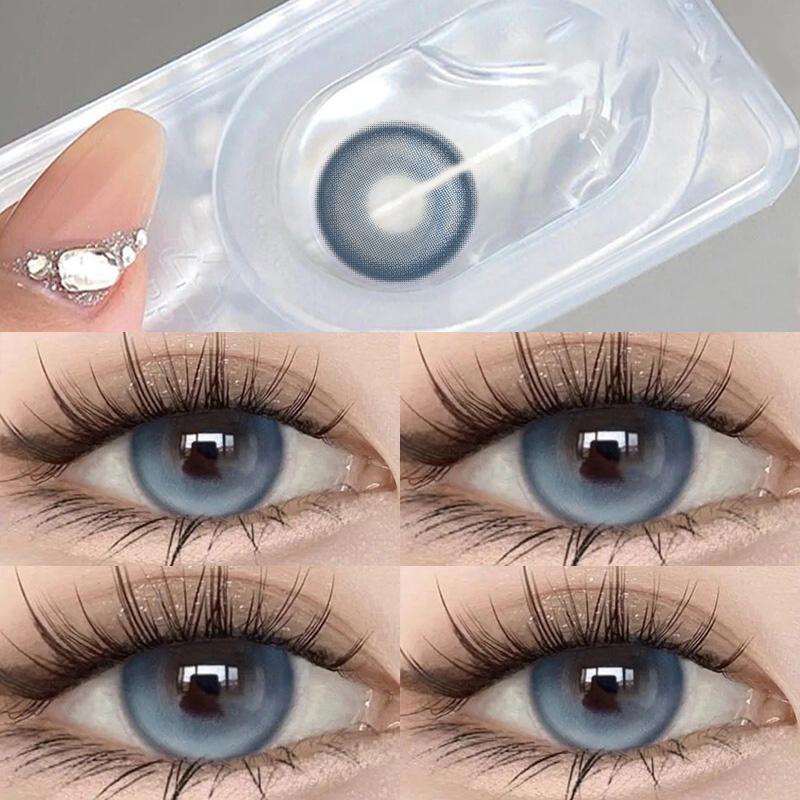 Coconut Milk Blue Jelly 14.5mm Contact Lenses(6 months wear)